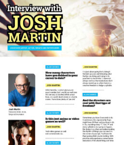 Interview with Josh Martin